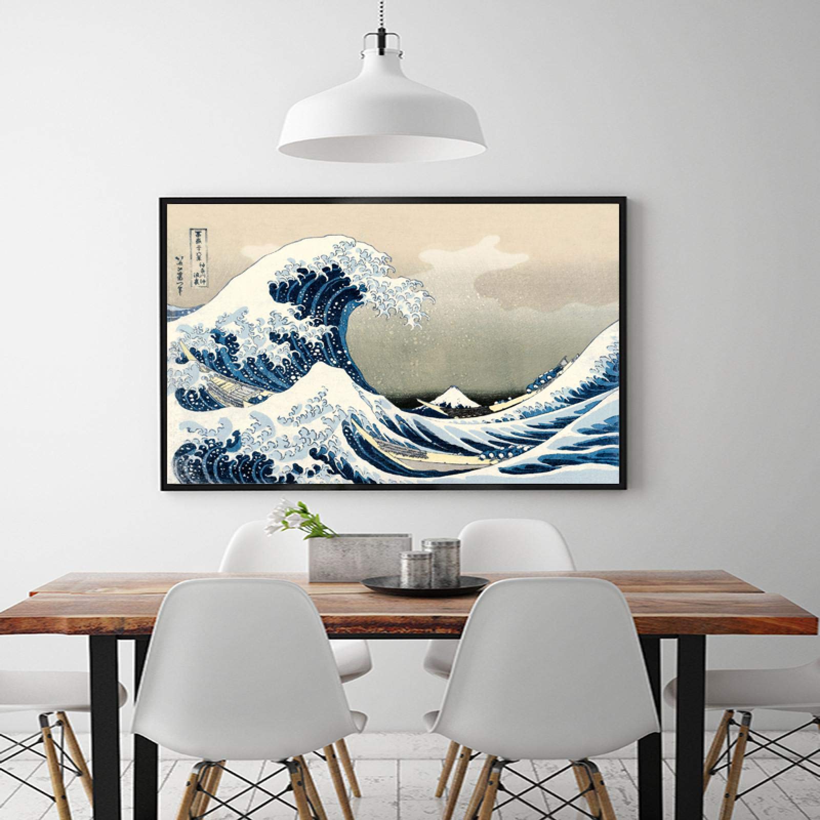 Amazon.co.jp: 装飾壁アート和風絵画サーフキャンバスアート